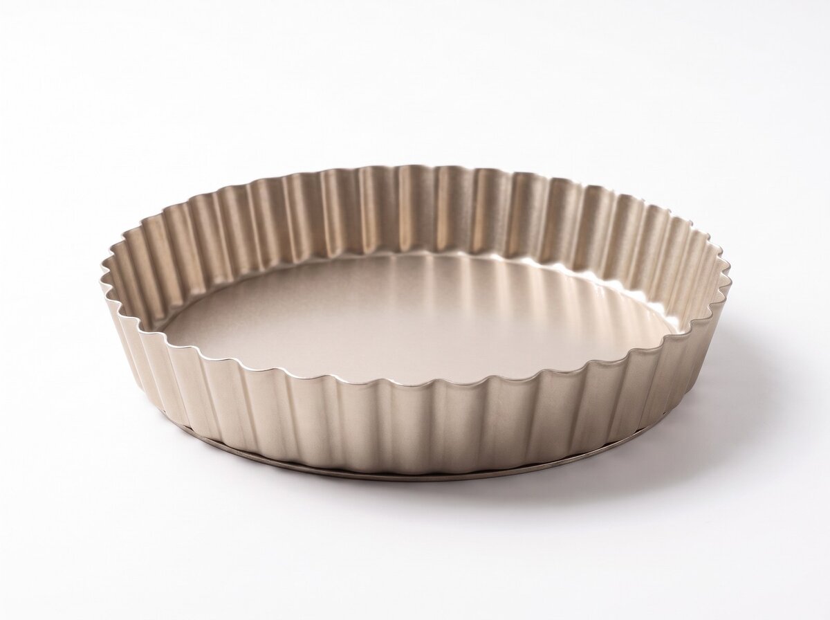 Tart pan, removable bottom