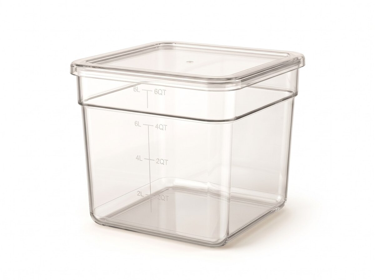 Dough proofing container, 6 qt