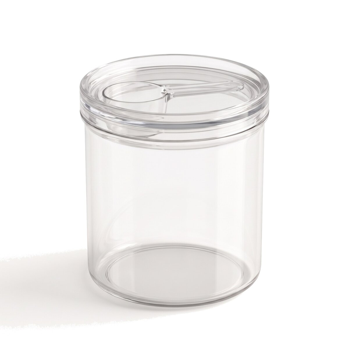 Scoop-lid canister