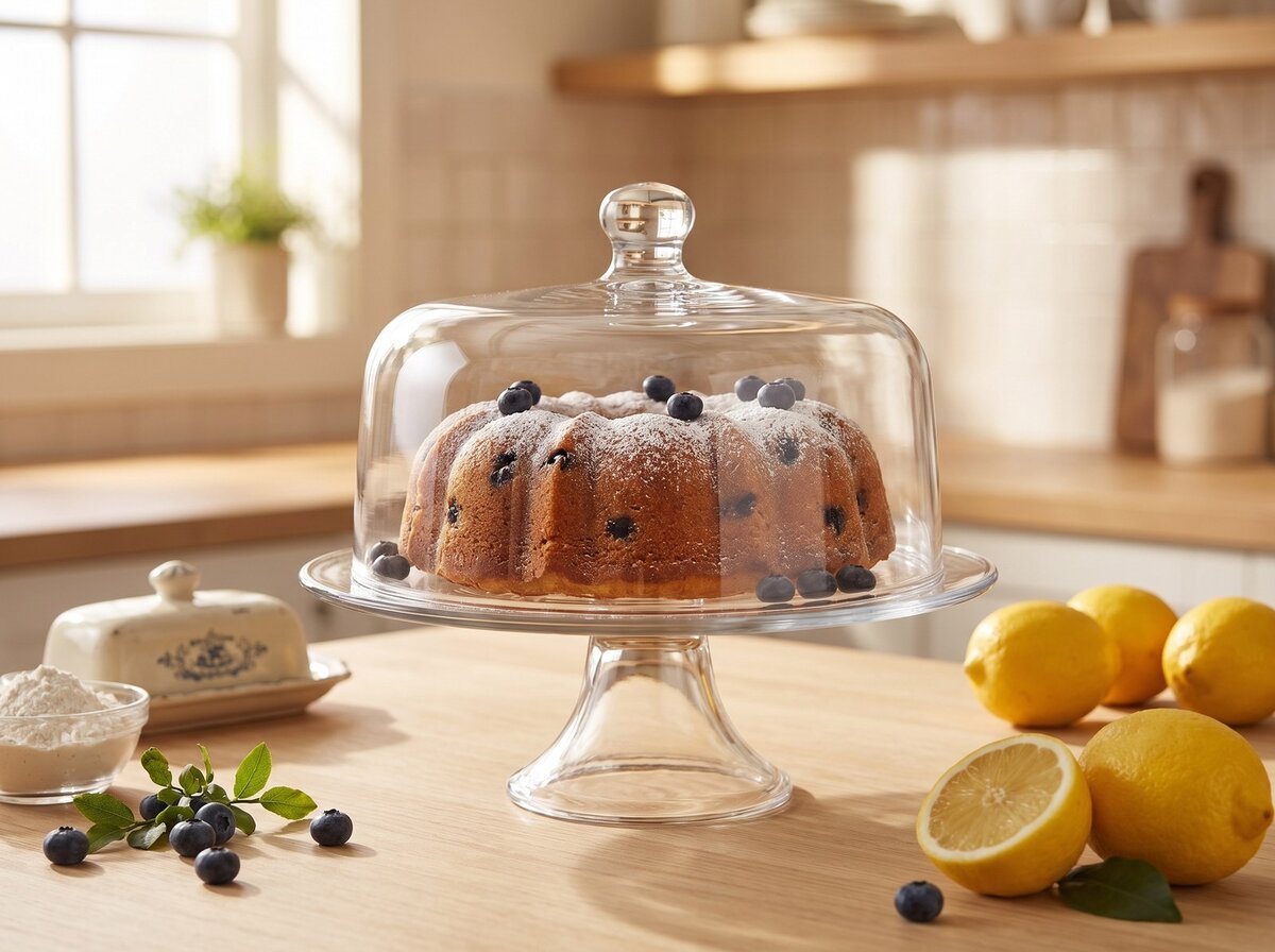 Glass cake dome