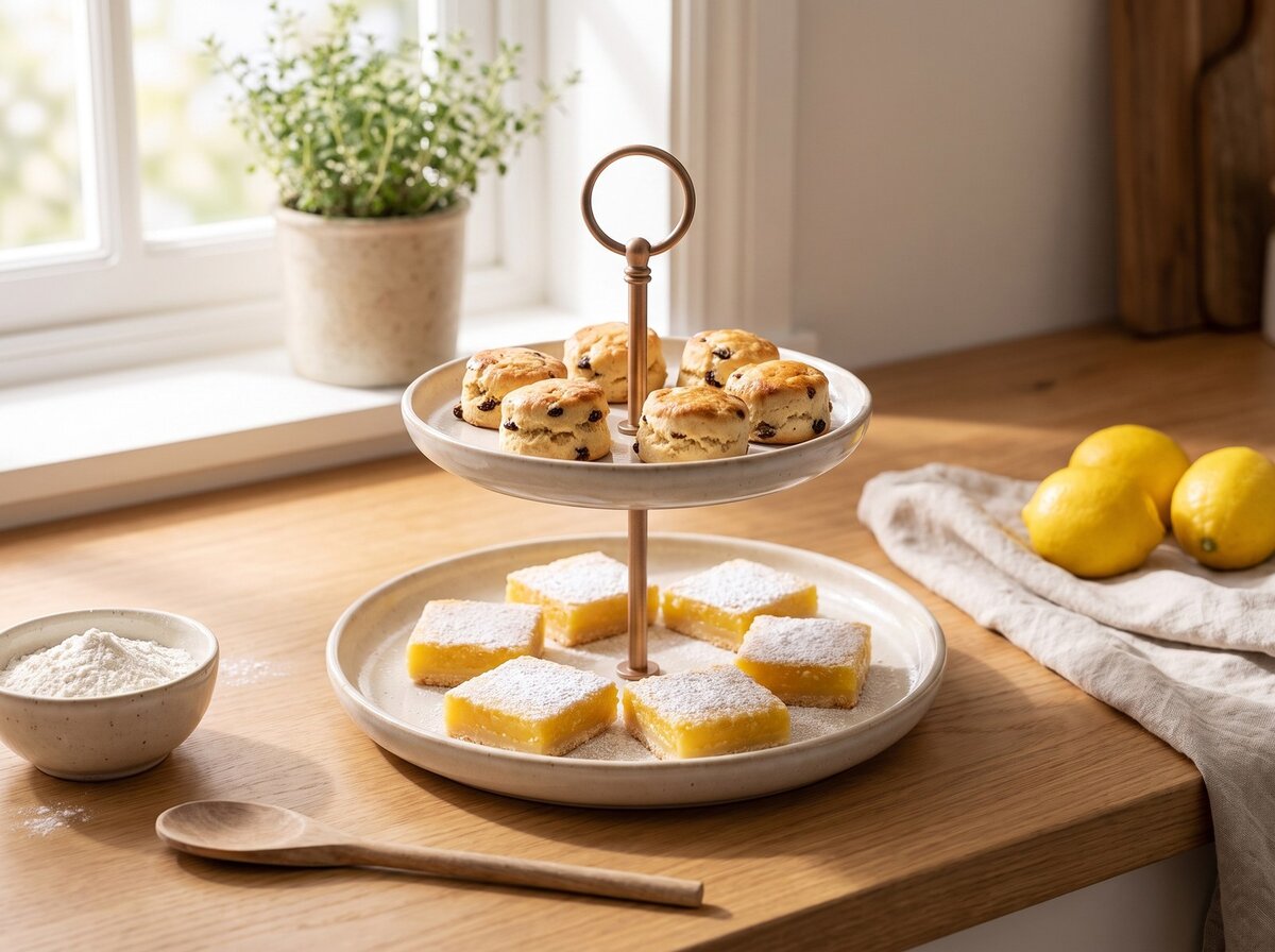 Tiered serving tray