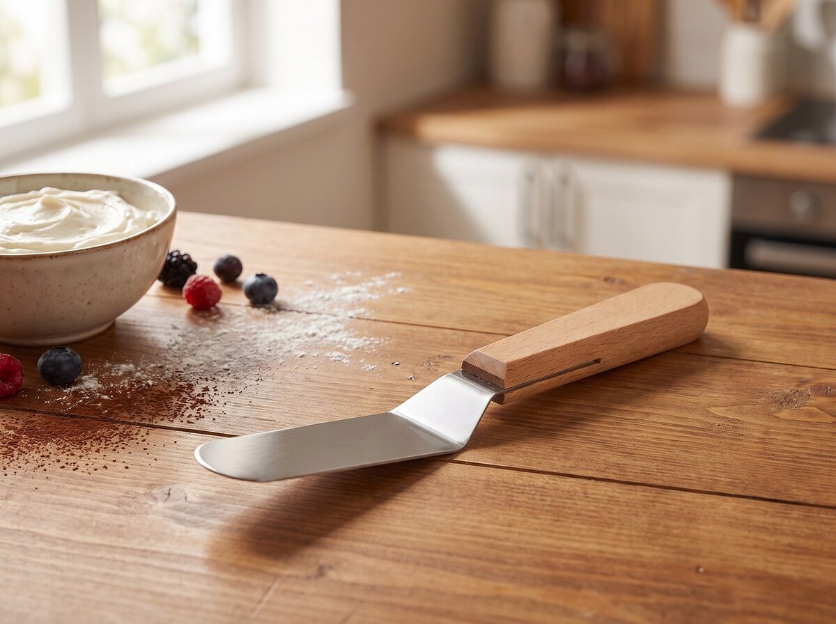 Offset spatula